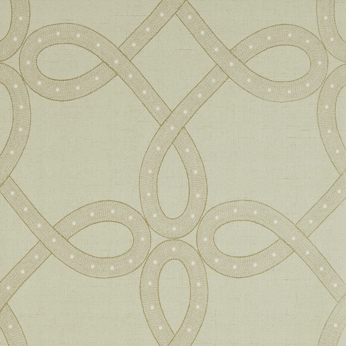 Salina Ribbon Wallpaper - Beige - AT1434 - Anna French