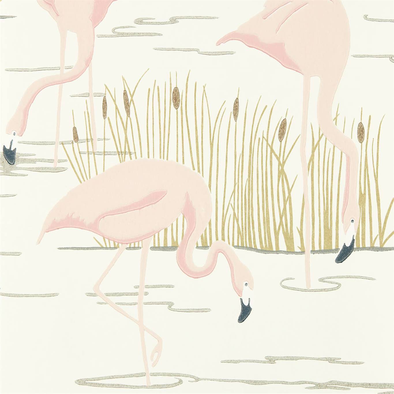 Salinas Wallpaper - Champagne / Rose / Gold - HSAW112157 - Harlequin