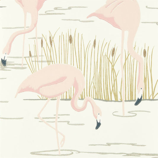 Salinas Wallpaper - Champagne / Rose / Gold - HSAW112157 - Harlequin
