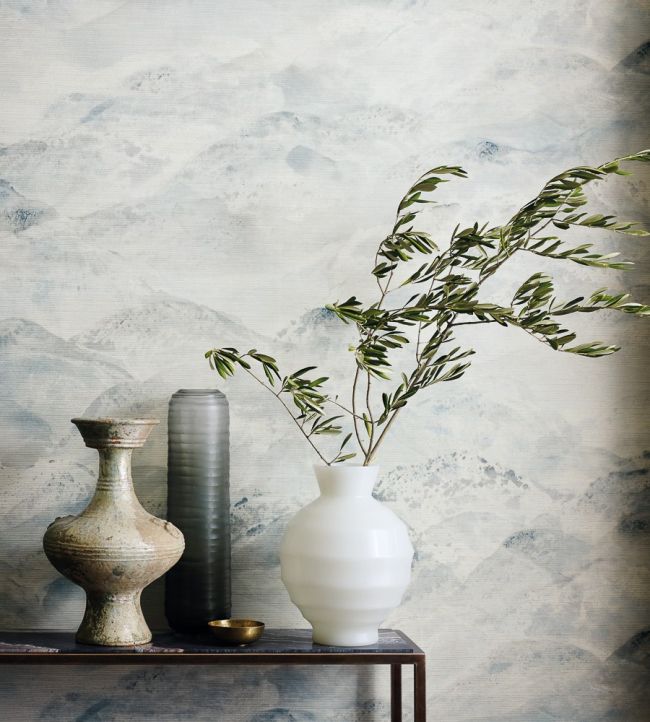 Sansui Wallpaper - Snow Peaks - ZAKA312503 - Zoffany