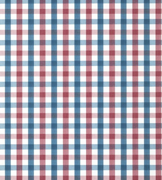 Saybrook Check Wallpaper - Red and Blue - AT15153 - Anna French