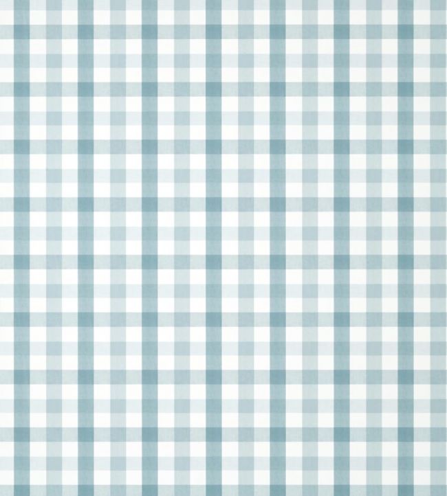 Saybrook Check Wallpaper - Spa Blue - AT15150 - Anna French