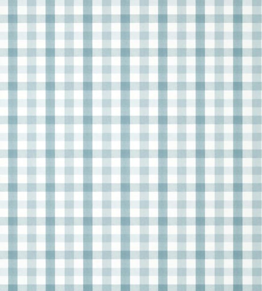 Saybrook Check Wallpaper - Spa Blue - AT15150 - Anna French