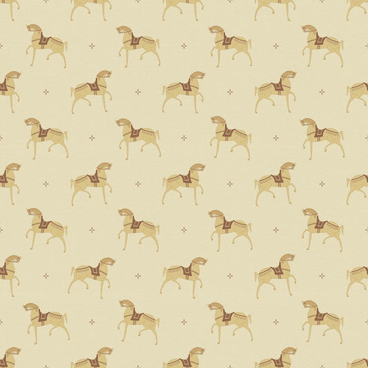 Seabiscuit Wallpaper - Sand - Lucie Annabel