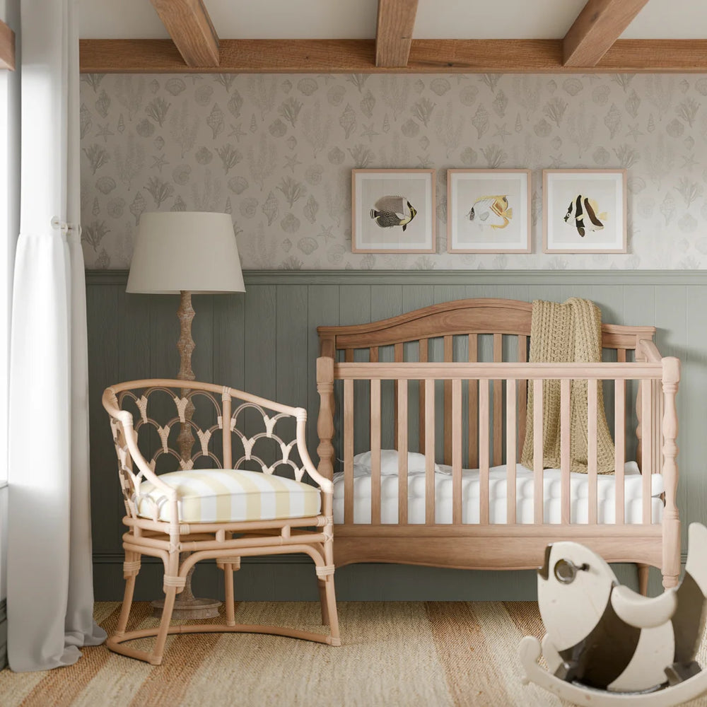 Seaside Stroll Wallpaper - Rustic Green - Lucie Annabel