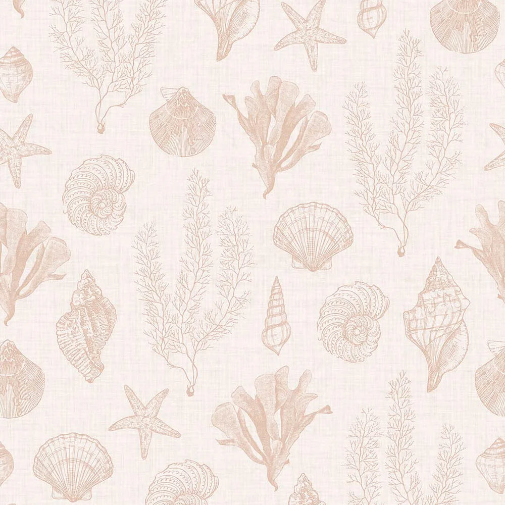 Seaside Stroll Wallpaper - Soft Spice - Lucie Annabel