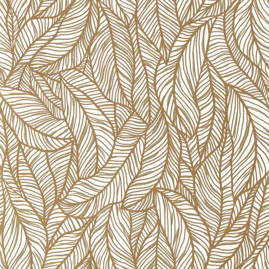 Selva Wallpaper - Bronze/Ivory - Clarke & Clarke