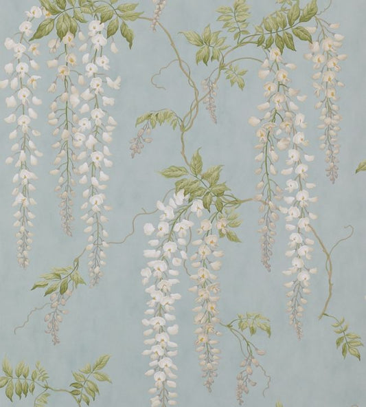 Seraphina Wallpaper - Aqua - Colefax & Fowler