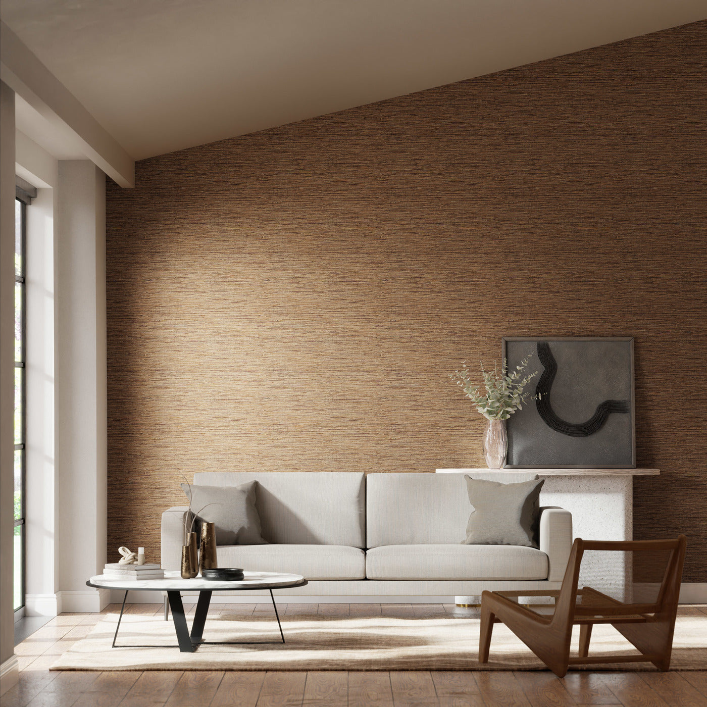 Seri Wallpaper - Amber - EREE110767 - Harlequin
