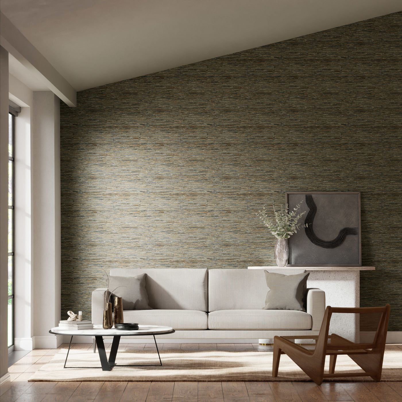 Seri Wallpaper - Midnight - EREE110777 - Harlequin
