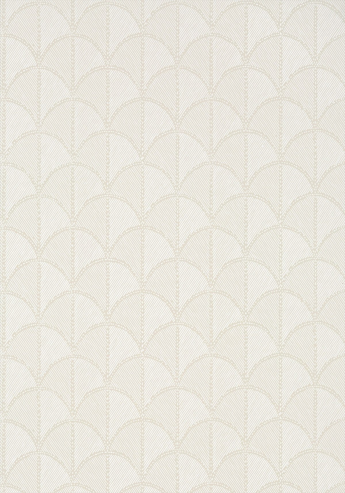 Seton Scallop Wallpaper - Beige - AT9685 - Anna French