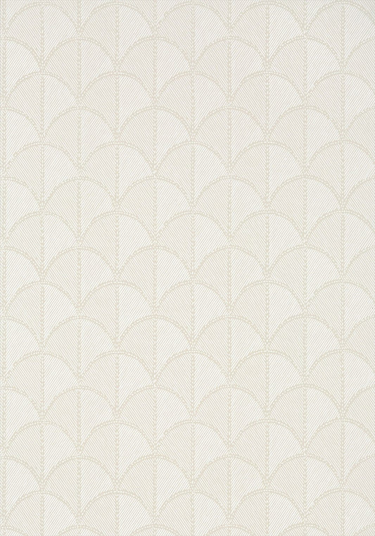 Seton Scallop Wallpaper - Beige - AT9685 - Anna French