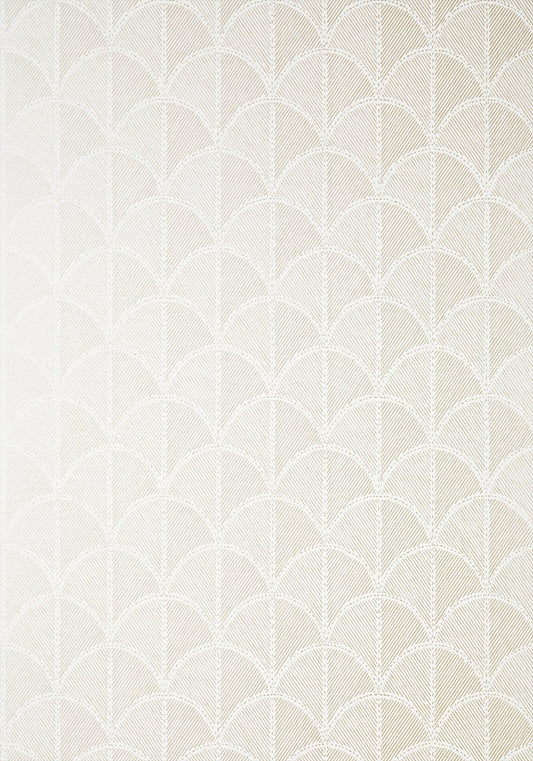 Seton Scallop Wallpaper - Pearl - AT9684 - Anna French