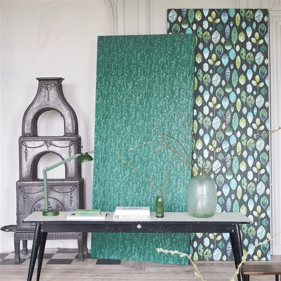 Shirakawa Wallpaper - Viridian - PDG1063/07 - Designers Guild