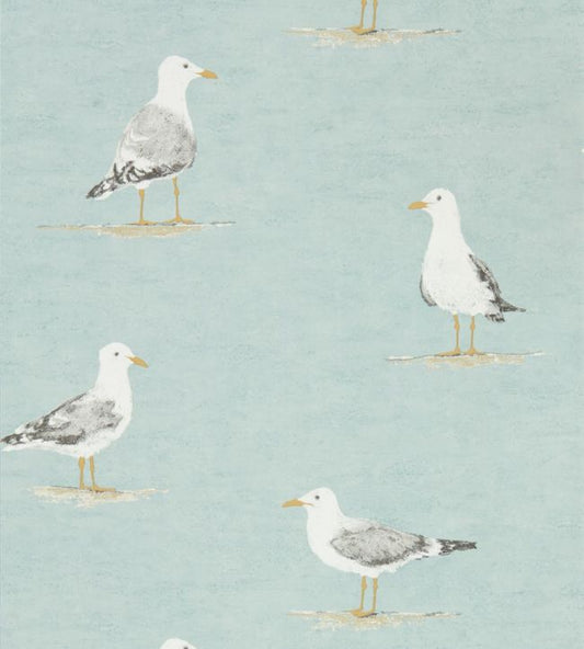 Shore Birds Wallpaper - Sky - DCOA216564 - Sanderson