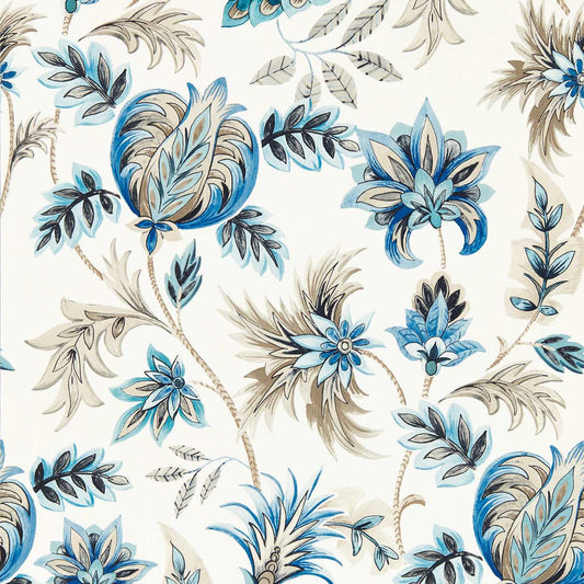 Sizergh Wallpaper - Denim - Clarke & Clarke