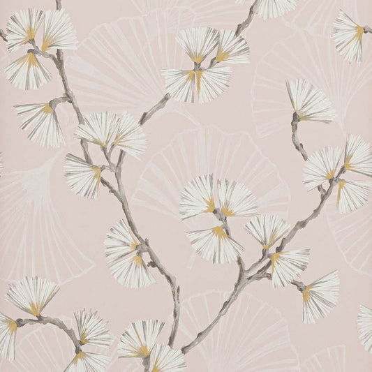 Snow Flower Wallpaper - Pink - J183W-02 - Jane Churchill