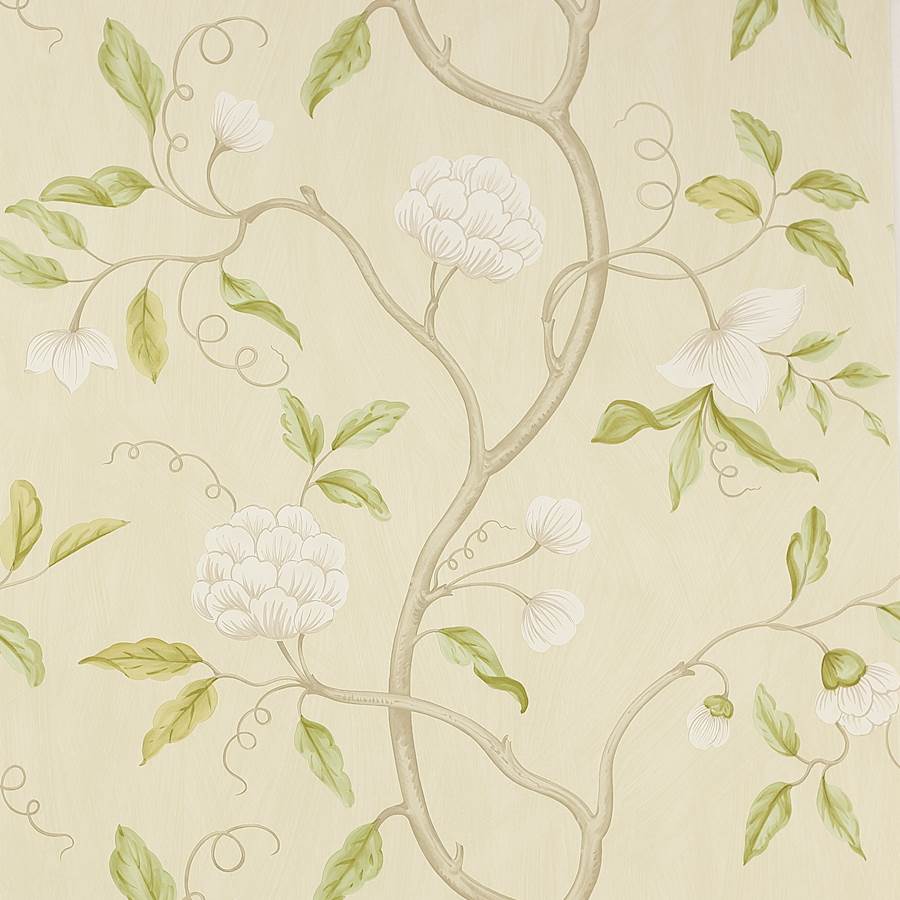 Snow Tree Wallpaper - Ivory - Colefax & Fowler