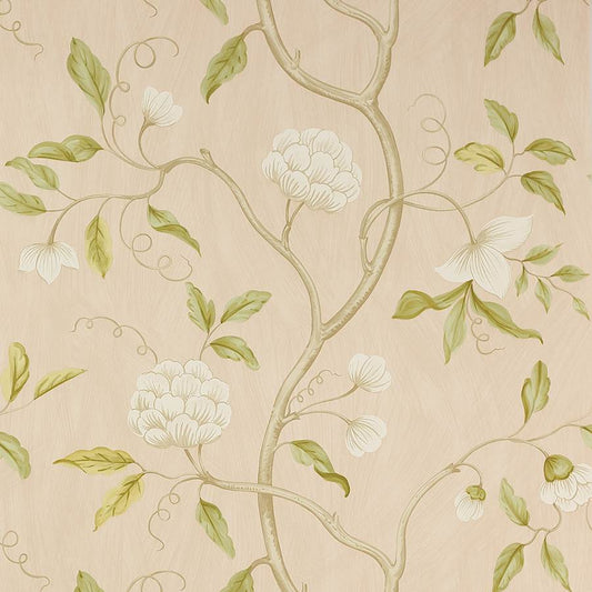 Snow Tree Wallpaper - Old Pink - Colefax & Fowler