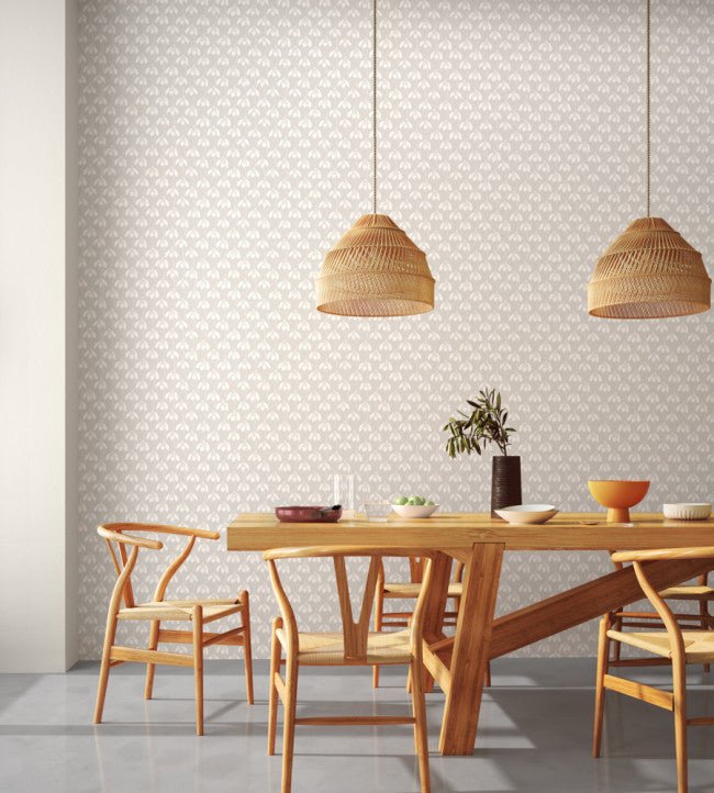 Snowdrop Wallpaper - Pewter - NART112813 - Scion