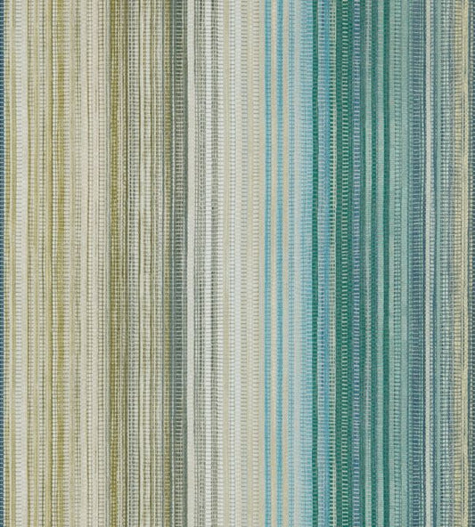 Spectro Stripe Wallpaper - Emerald/Marine - HMWF111962 - Harlequin