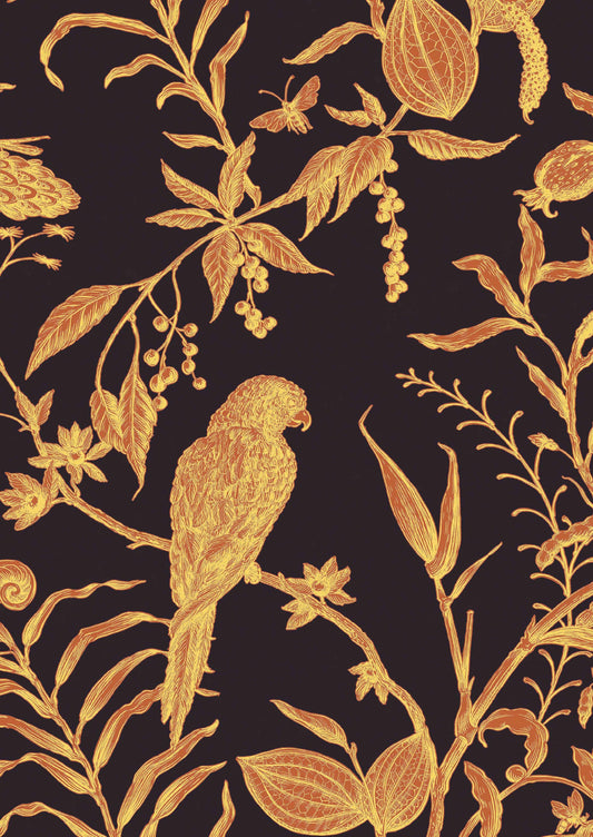 Squawk Wallpaper - Ink