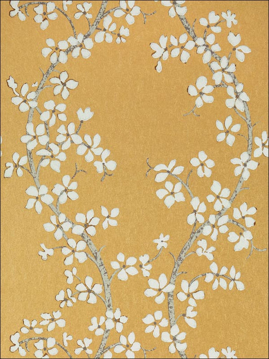 St. Albans Grove Wallpaper - Metallic Gold - AT6158 - Anna French
