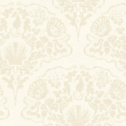 St. Mawes Lace Wallpaper - Shades of Sand - Lucie Annabel
