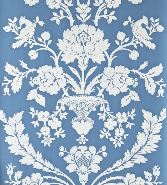 St Antoine Wallpaper - Chinese Blue - 947 - Farrow & Ball