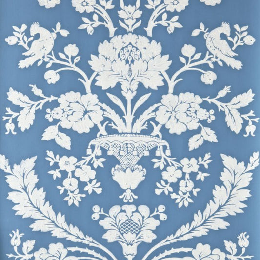St Antoine Wallpaper - Chinese Blue - 947 - Farrow & Ball