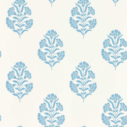Standen Wallpaper - Denim - Clarke & Clarke
