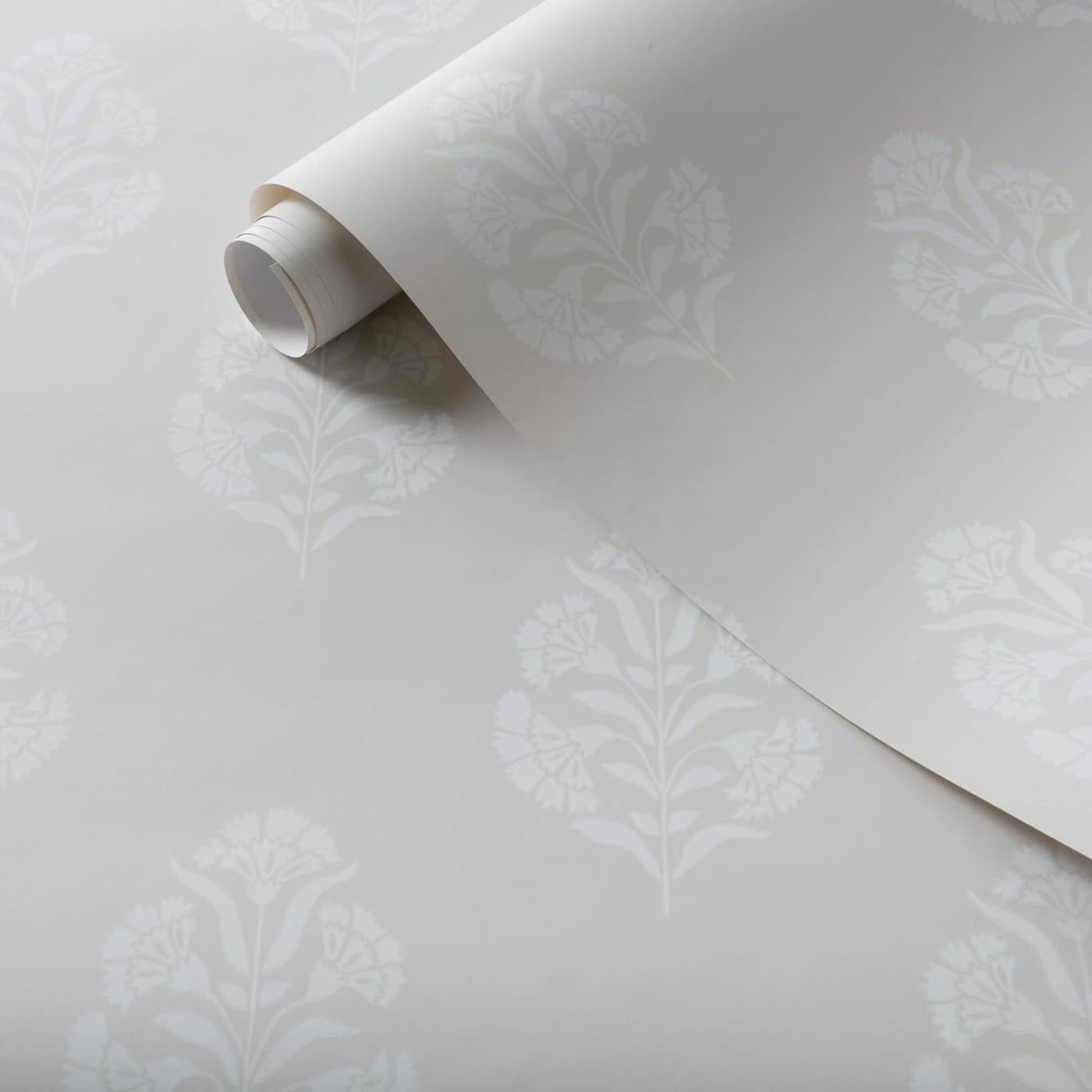 Standen Wallpaper - Natural - Clarke & Clarke
