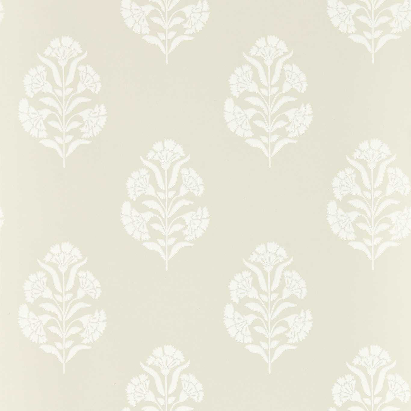 Standen Wallpaper - Natural - Clarke & Clarke