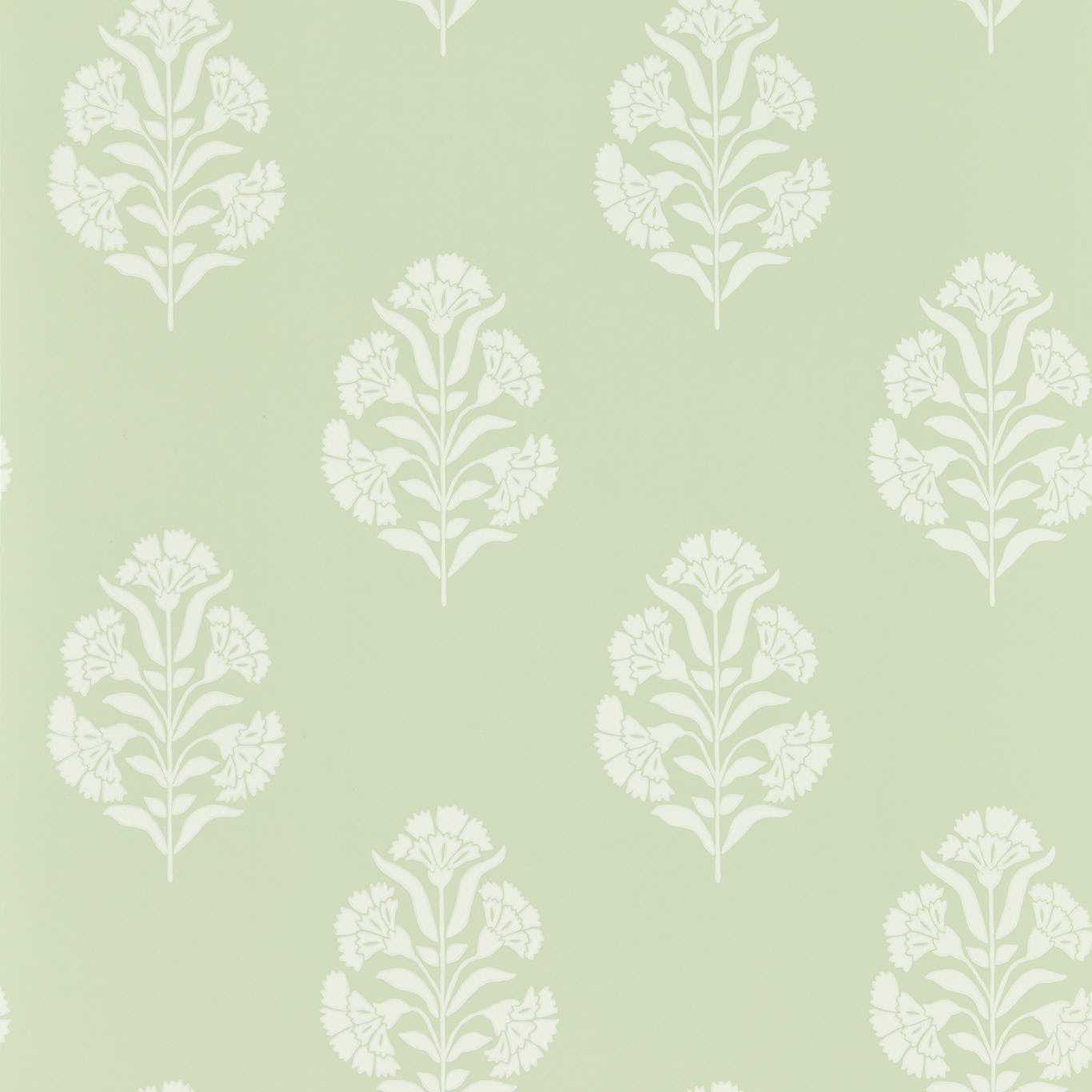 Standen Wallpaper - Sage - Clarke & Clarke
