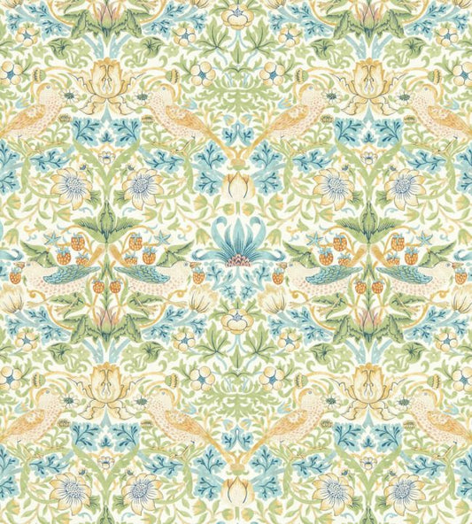 Strawberry Thief Wallpaper - Apple/Blush - W0171/01 - Clarke & Clarke