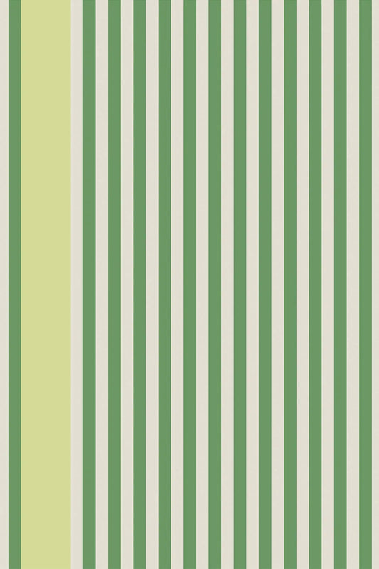Stripe Wallpaper - Raw Tomatillo - 6102