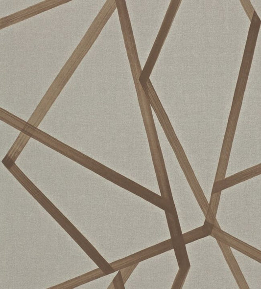 Sumi Wallpaper - Hessian/Copper - HMOW110885 - Harlequin
