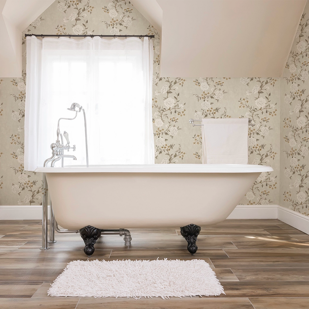 Summer in Peony Park Wallpaper - Golden Neutrals - Lucie Annabel
