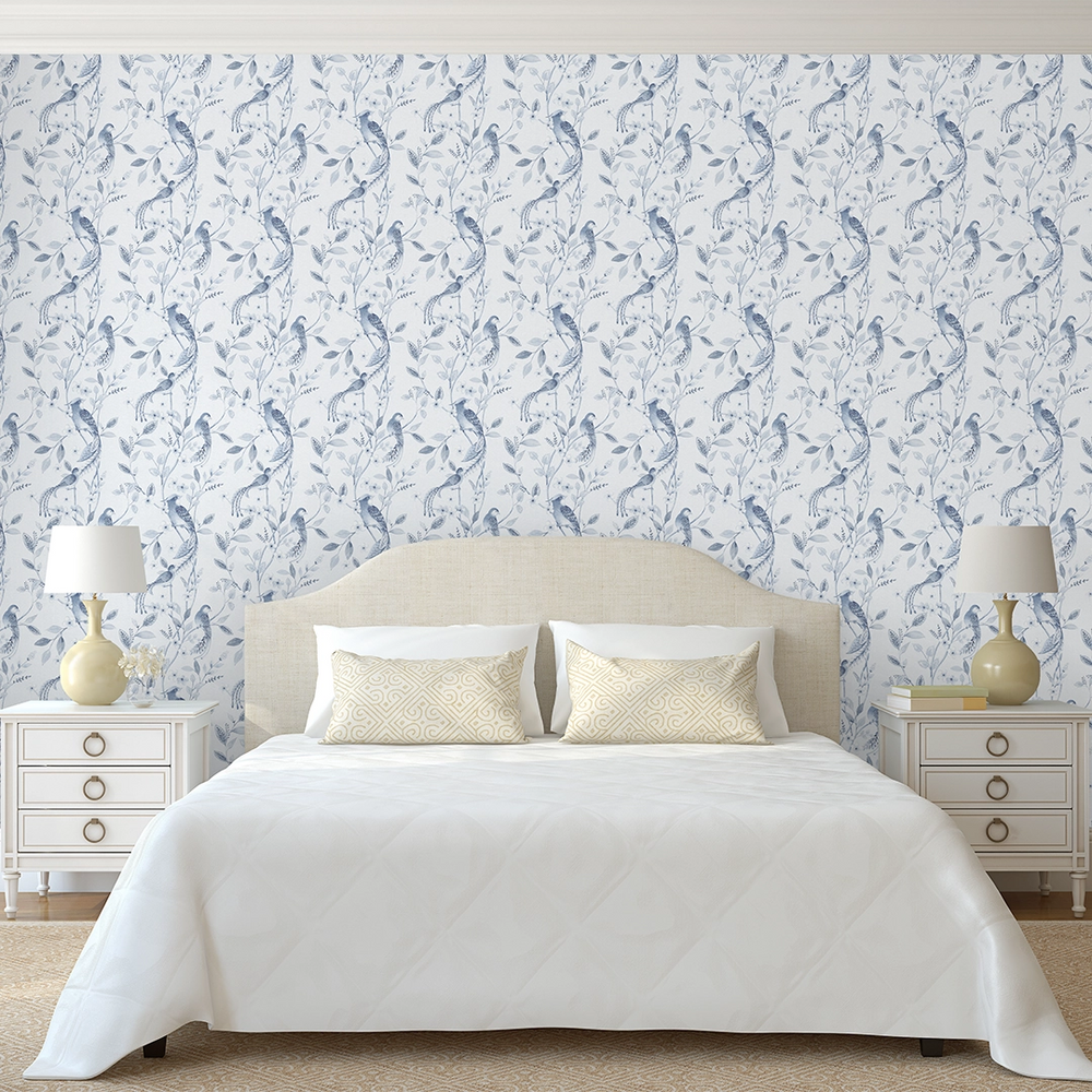 Sunrise Serenade Wallpaper - Shades of Blue - Lucie Annabel