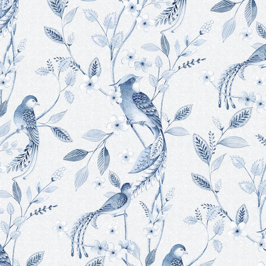 Sunrise Serenade Wallpaper - Shades of Blue - Lucie Annabel