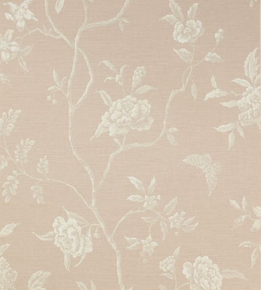 Swedish Tree Wallpaper - Pink - Colefax & Fowler