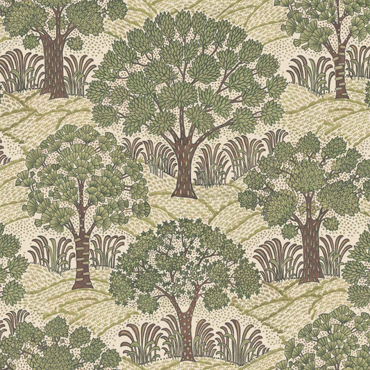 TREES PLEASE Wallpaper - Ecru - House of Hackney