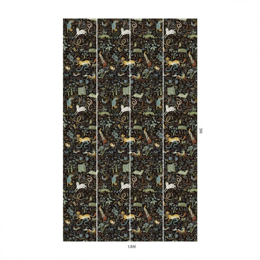 TREMATONIA Wallpaper - Onyx - House of Hackney