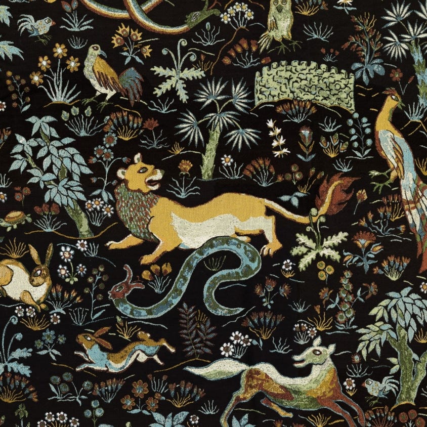 TREMATONIA Wallpaper - Onyx - House of Hackney