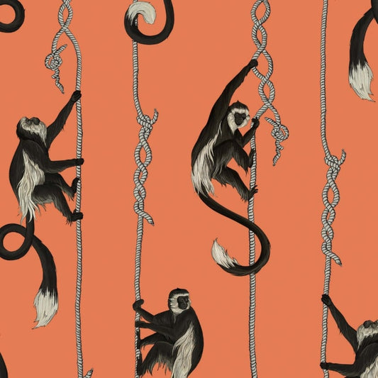 TROOP Wallpaper - Salamander-Orange - House of Hackney