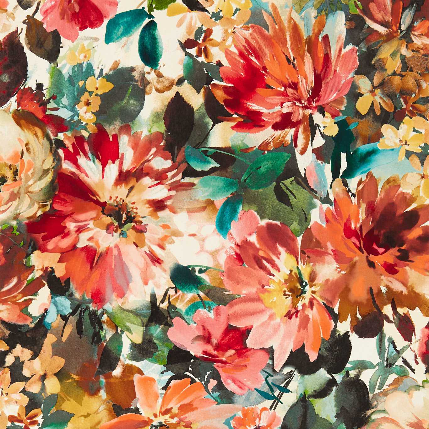 Tahiti Wallpaper - Rouge - Clarke & Clarke