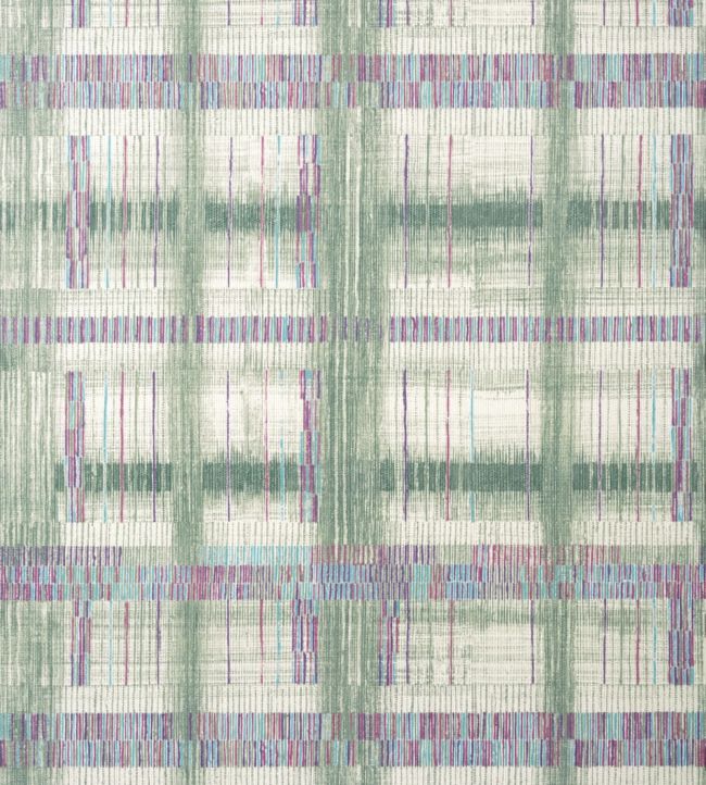Takao Weave Wallpaper - Green - AT9847 - Anna French