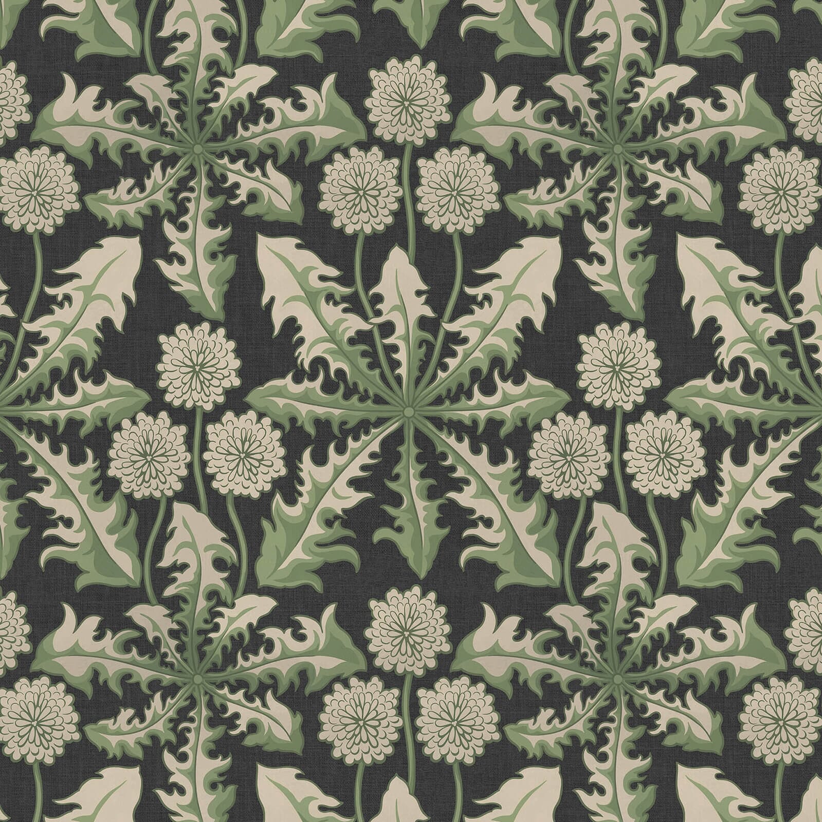Taraxa Wallpaper - Noir - House of Hackney