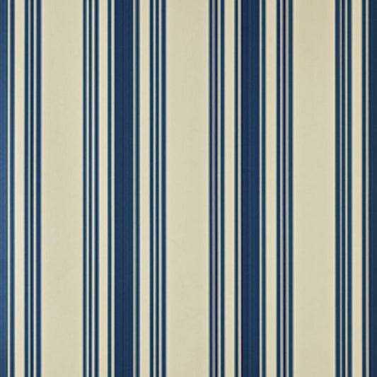 Tented Stripe Wallpaper - Blue - 1372 - Farrow & Ball