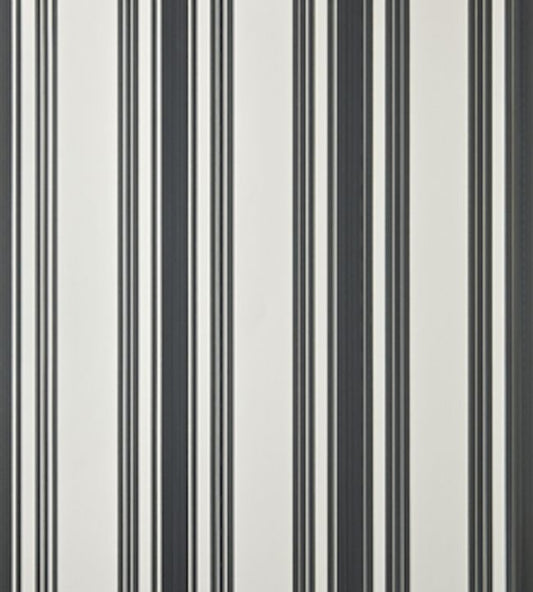 Tented Stripe Wallpaper - Off-Black - 1388 - Farrow & Ball